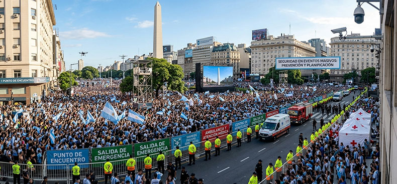 Seguridad en eventos masivos al aire libre
